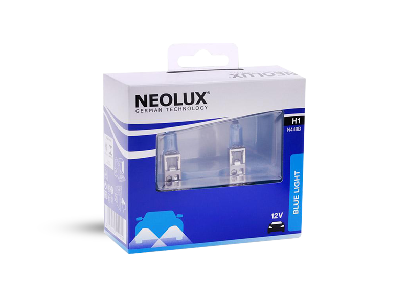 NEOLUX® BlueLight Izzó, távfényszóró H1, 55W, 12V N448B-SCB